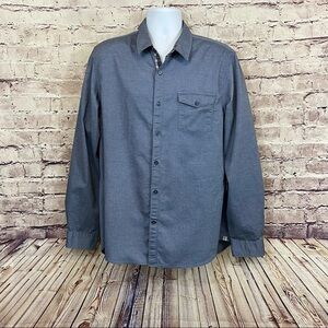 Guess Logan Blue Button Front Contrast Cuffs Shirt